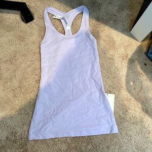 Lululemon cool racer back tank nulu, color:lavender dew, size 0